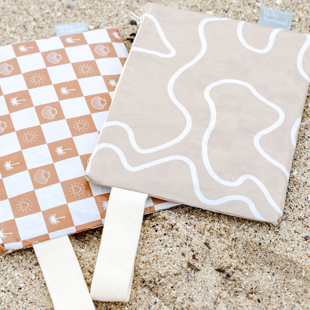 Neutral Beige & Blush - Zipper POUCH For Organisation