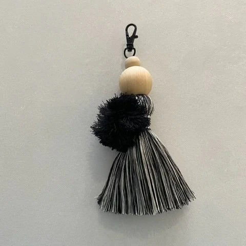 Tassel Pom Pom Zebra