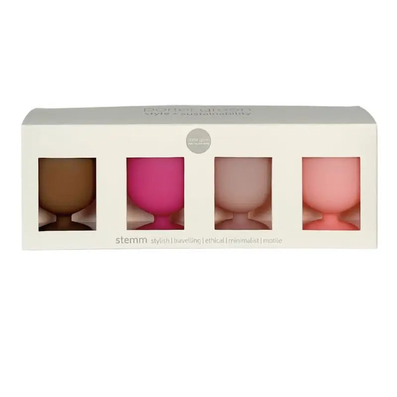 Silicone Unbreakable Wine Glasses - Pack of Four Winter