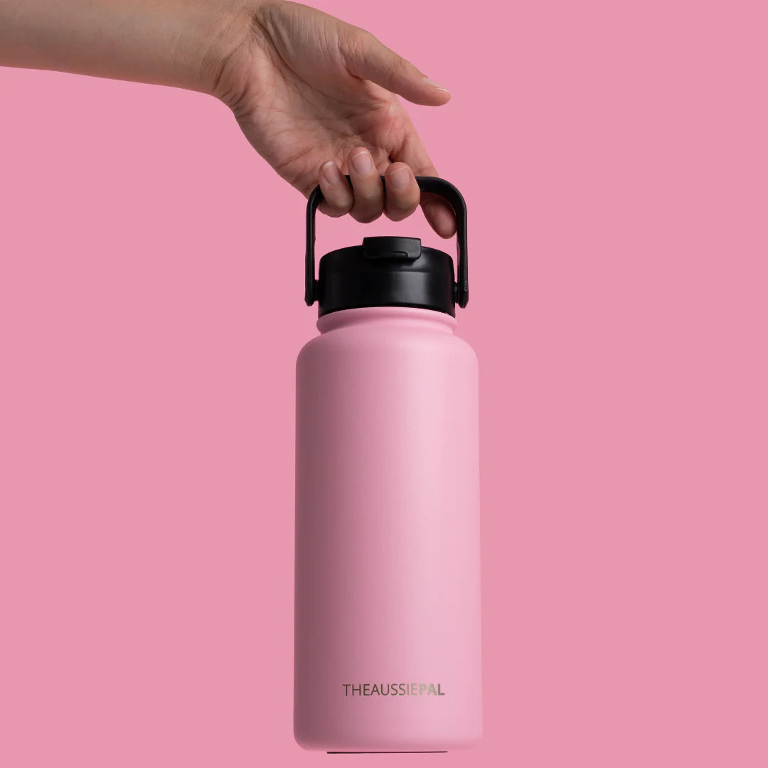Insulated Water Bottle Pink 950ml