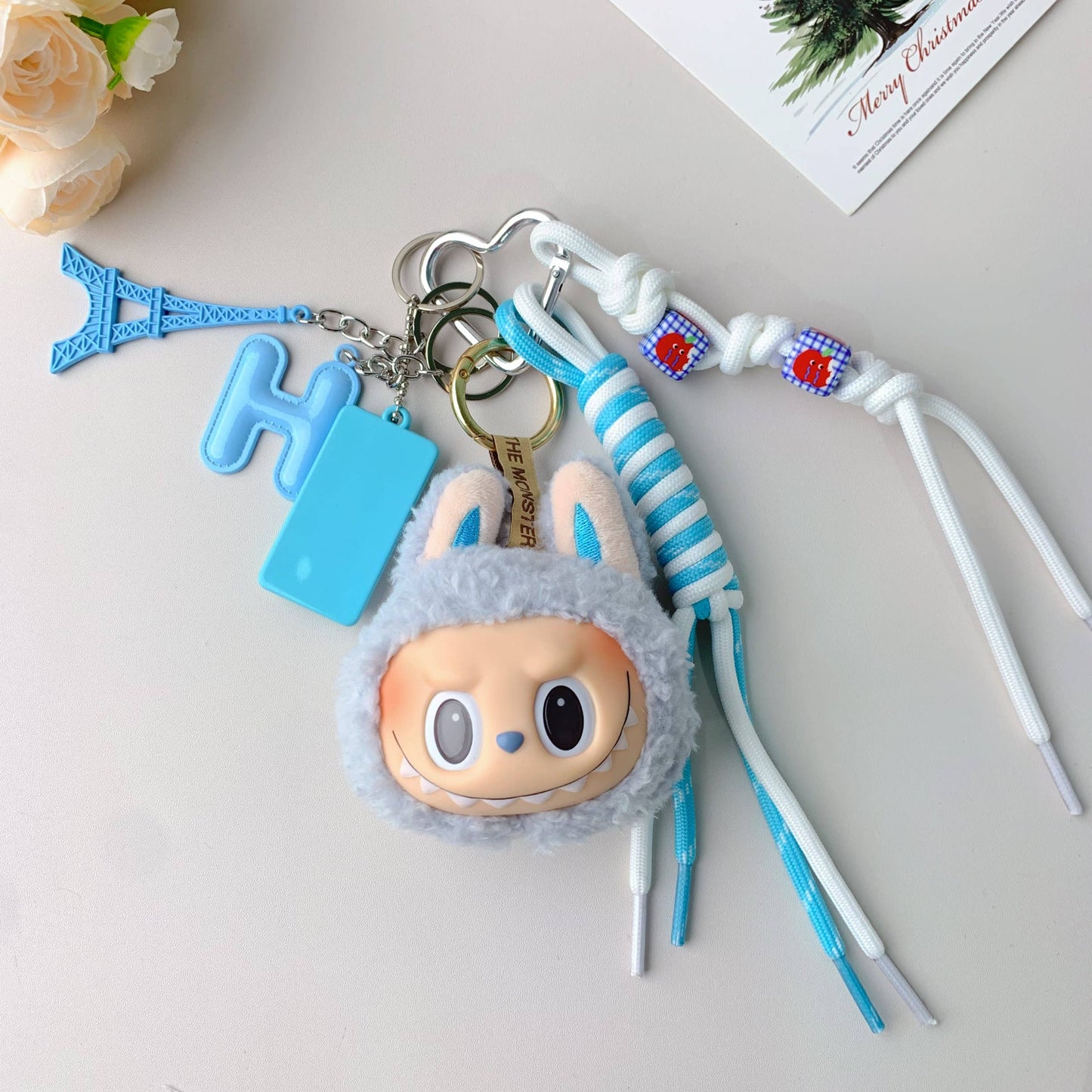 Labubu Hot-Selling Cute Plush Keychain for Girls – Bag Charm: 6