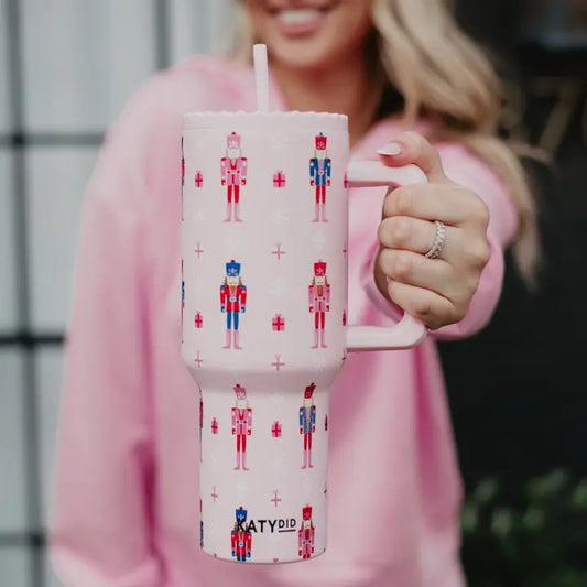 Nutcrackers Christmas Drink Tumbler