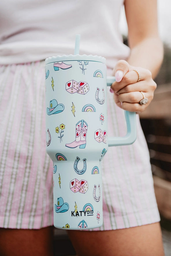 PRE-ORDER Lucky Girl Western 1L Tumbler