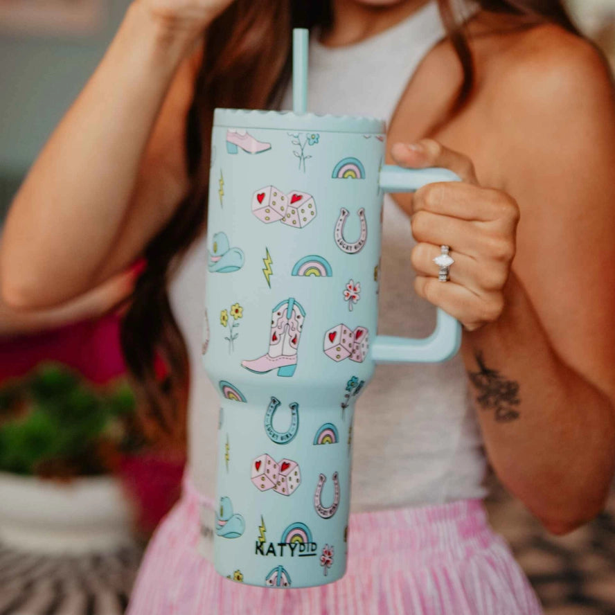 PRE-ORDER Lucky Girl Western 1L Tumbler