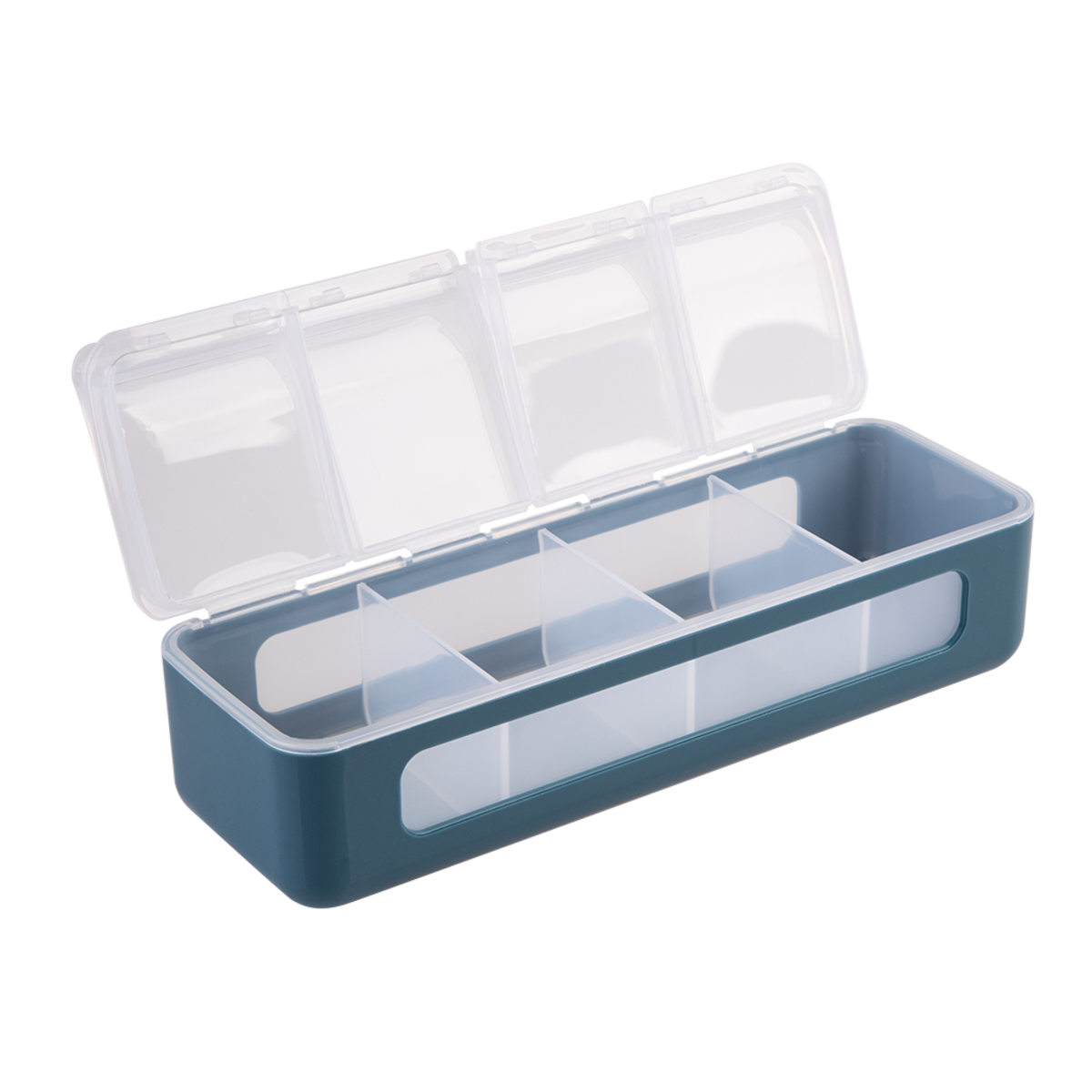 MELII LUXE 4 COMPARTMENT SNACKLE BOX (BLUE)