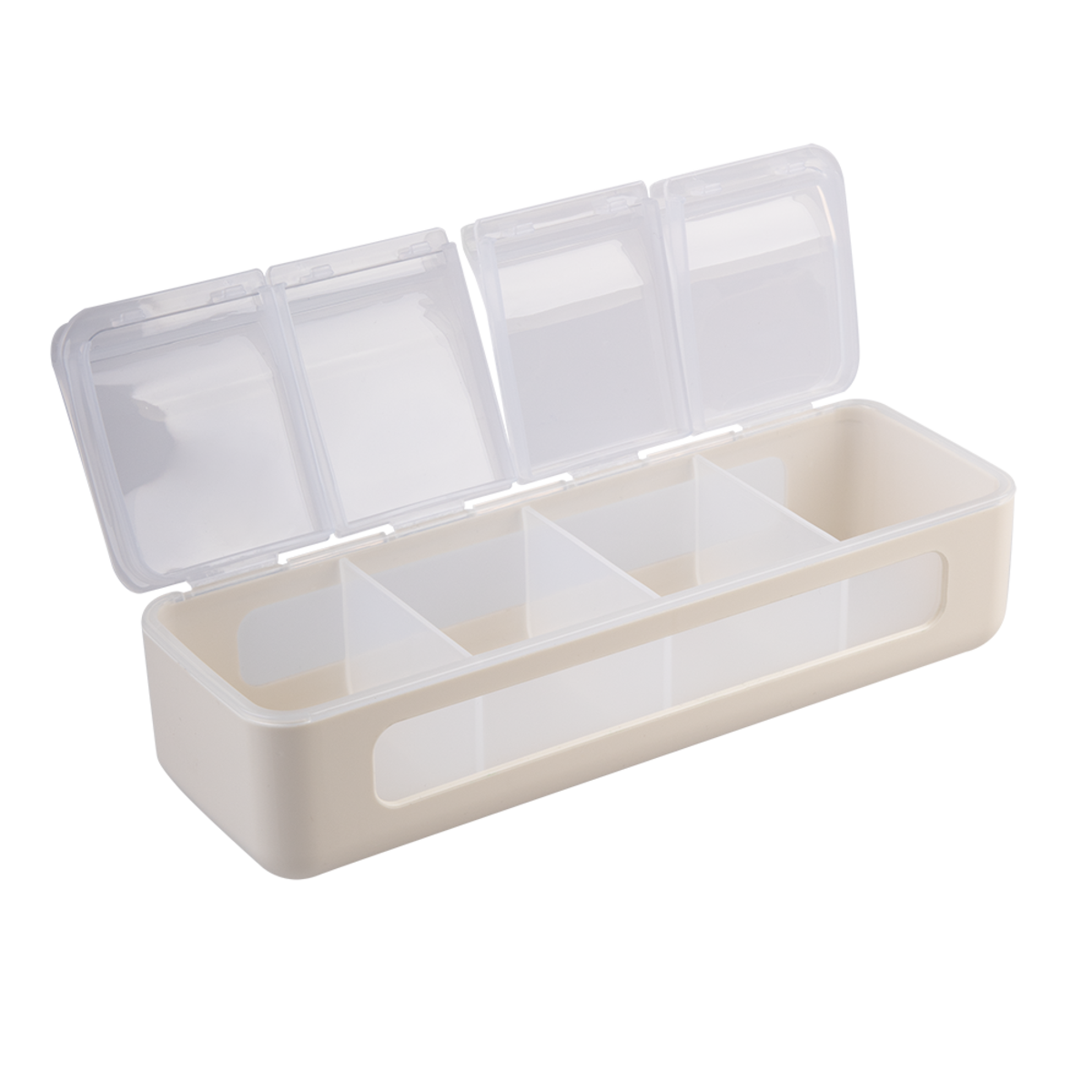 MELII LUXE 4 COMPARTMENT SNACKLE BOX (IVORY)