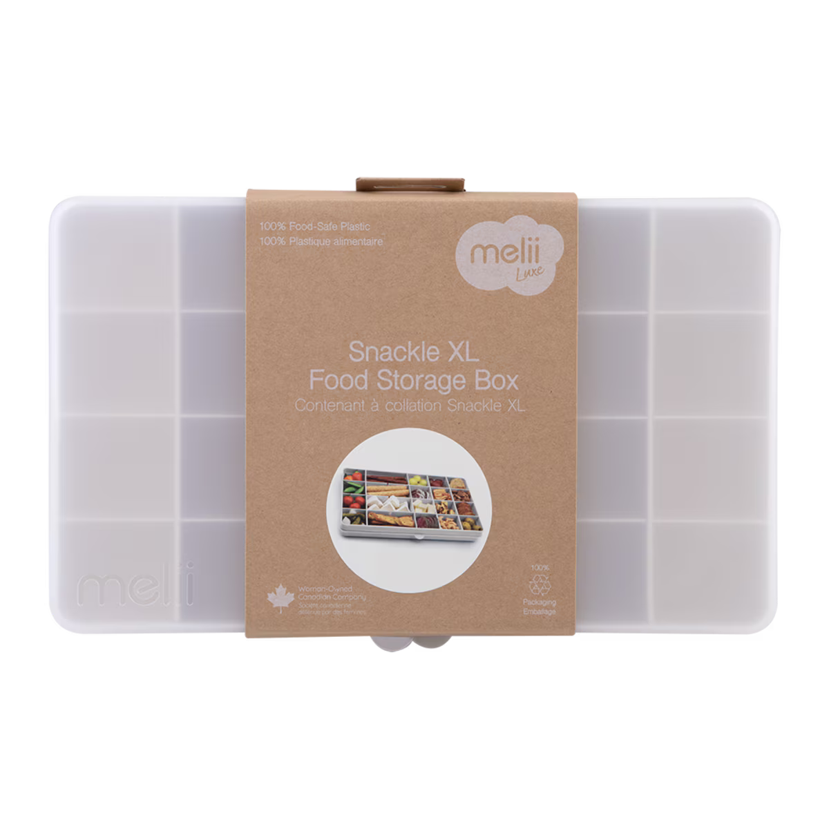 MELII LUXE SNACKLE BOX XL (IVORY)