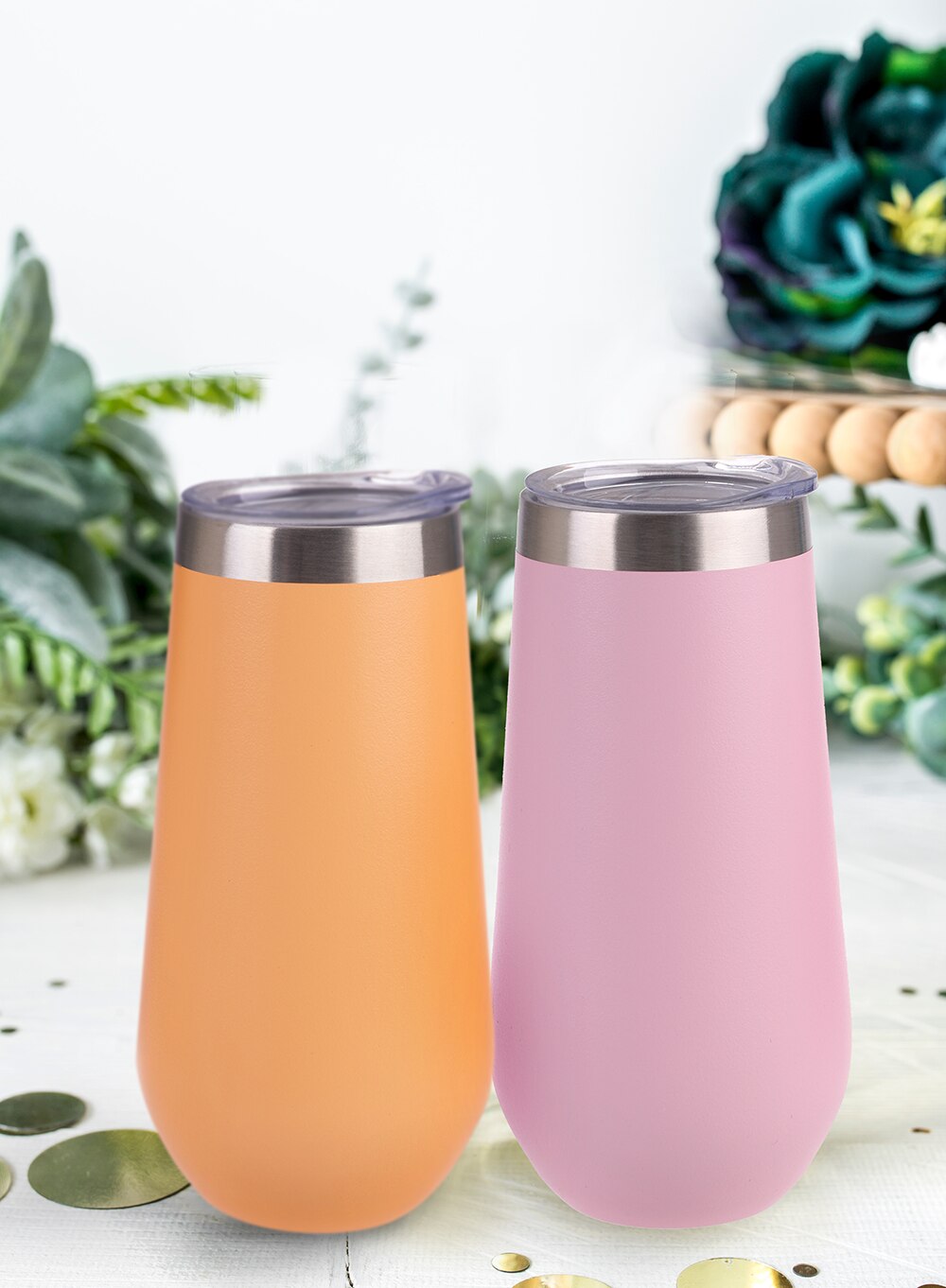 OASIS S/S DOUBLE WALL INS. CHAMPAGNE FLUTE 180ML