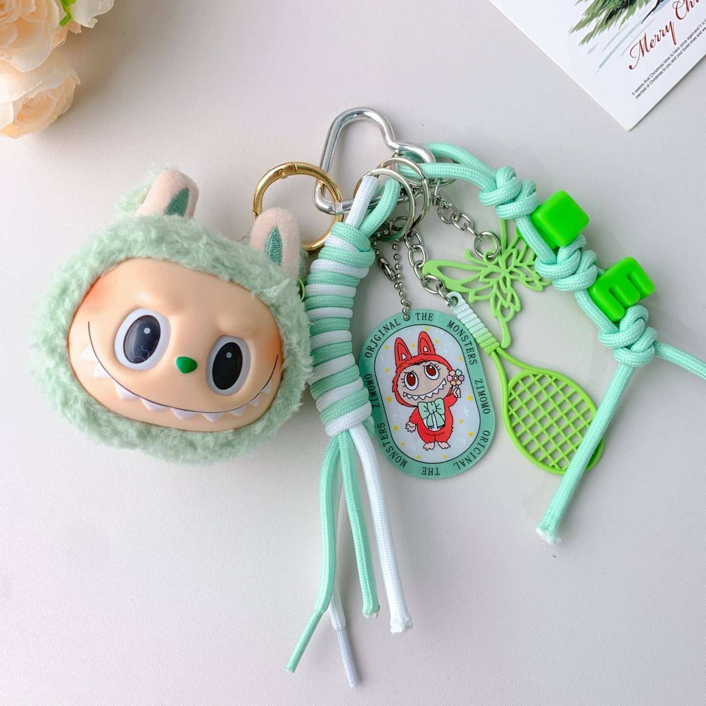 Labubu Hot-Selling Cute Plush Keychain for Girls – Bag Charm: 6