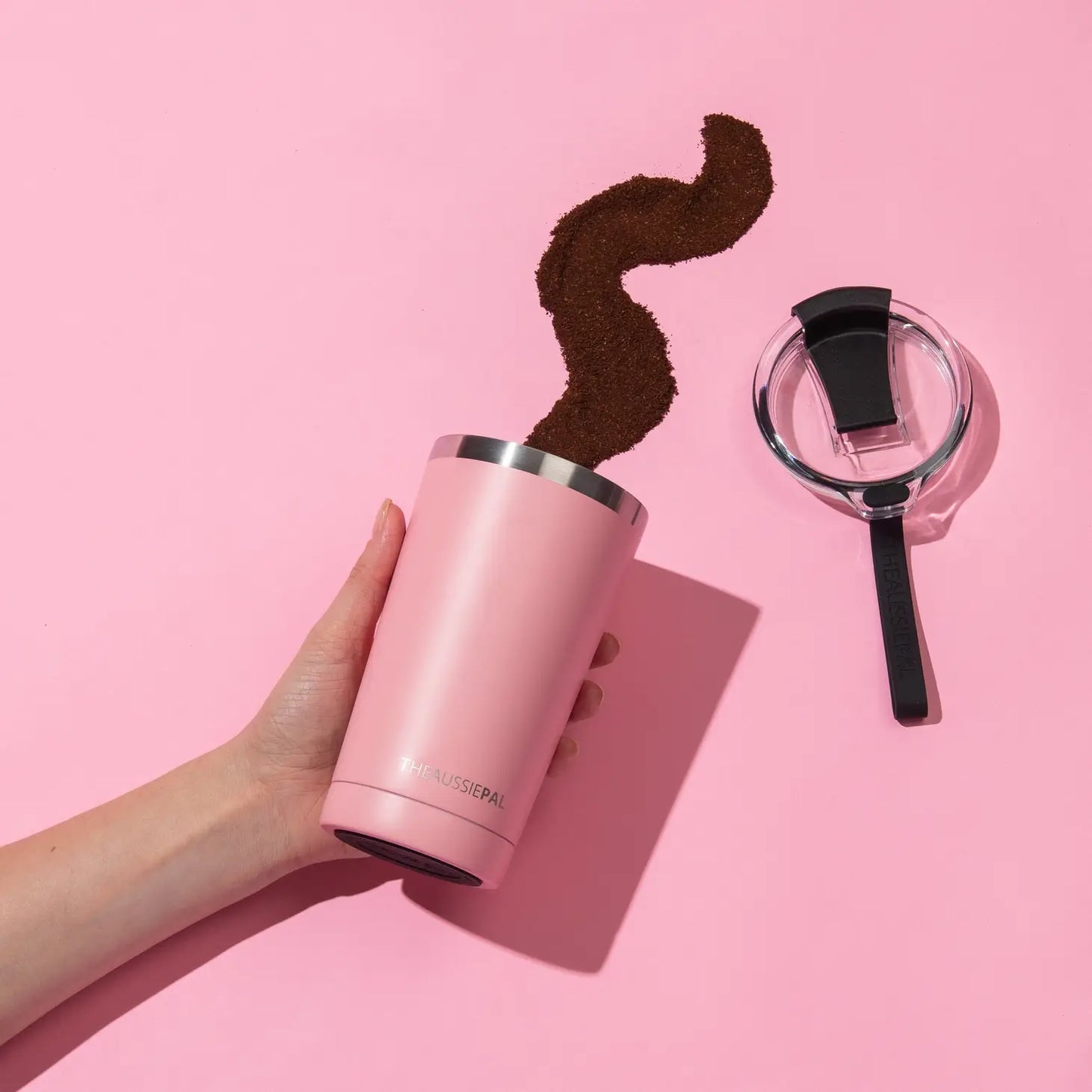 Insulated Coffee Mug (473ml) Pink