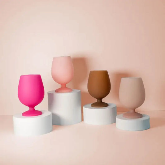 Silicone Unbreakable Wine Glasses - Pack of Four Winter